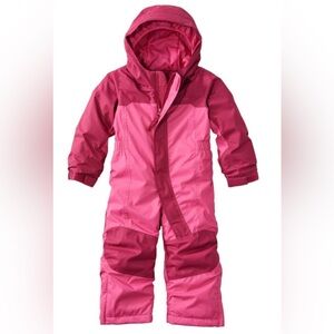 LL Bean Toddler Snowsuit 2T Pink